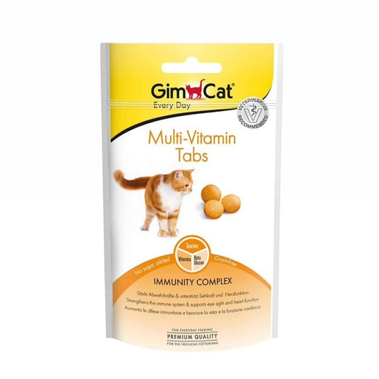 GimCat Multi-Vitamin Tabs For Cat, 40g