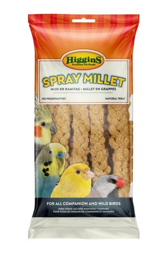 Higgins Spray Millet Natural Treat for Birds