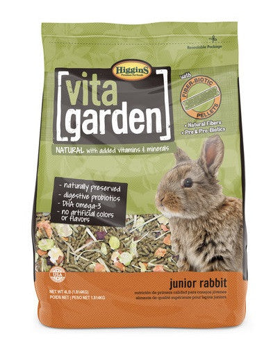 Higgins Vita Garden Jr Rabbit Food, 4 lbs