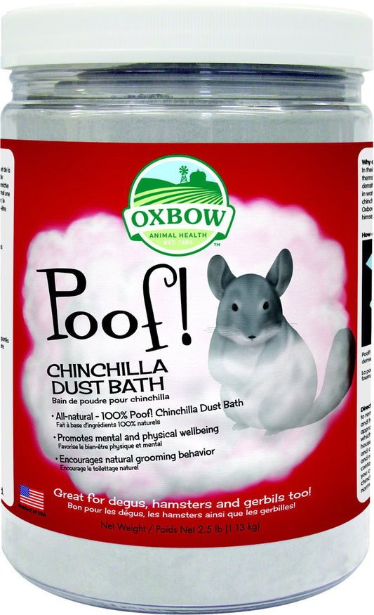 Oxbow POOF! Blue Cloud Chinchilla Dust Bath