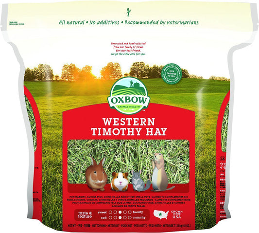 Oxbow Western Timothy Hay for Small Animals, 40 Oz